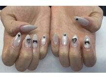 ブルームネイル(bloomnail)/whiteマグガーリーデザイン★