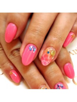 クリスタルネイル ボンベルタ橘店(CRYSTAL NAIL)/ワンカラーネイル