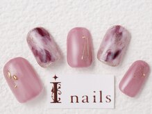 アイネイルズ 梅田店(I nails)/ピンク系ニュアンス￥8200