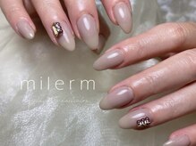 ミレーム(milerm)/ワンポイントビジューネイル