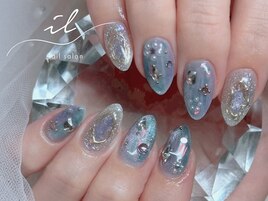 マグネット×ニュアンスネイル