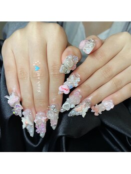 シン(XIINH)/ゴテゴテ地雷系ネイル