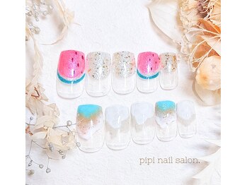 ピピ(pipi)/定額ネイル★ 色変更◎/16種類