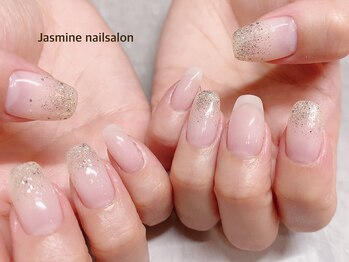 ジャスミンネイルサロン(Jasmine)/ラメグラデーションネイル