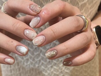 クルネ(QULNE)/リボンネイル/マグネットネイル