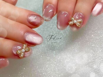 マグネット×リボンパーツ