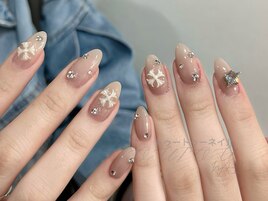 ベージュ系クロムネイル
