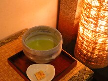 サンリラクゼーション 相模大野店/施術終了後には抹茶と和菓子が…