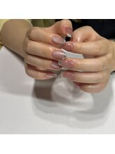 シアン(cyaan)/きらきらガラスフレンチ