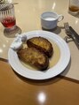 眠れる森のヘッドスパ 千葉店&nbsp;カシュカシュの朝食ビュッフェ。フレンチトースト最高でした！