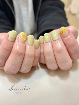 ブローチ(BRooCH)/押し花ネイル