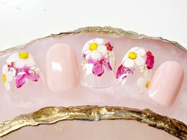 油絵風フラワーアート/11000円