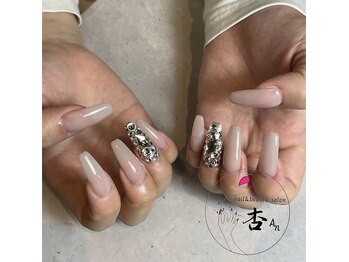 杏 滋賀南草津店/埋め尽くしネイル