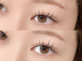 アイフェリス フェリス(I feliz×feliz)の写真/再来店時までキレイキープ♪【最新型"LEDエクステ"導入】ボリューム感×モチ◎"バインドロック"も大人気★