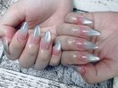 透明感たっぷりネイル