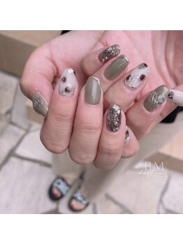 ビューティームーン(beauty moon)/レオパード×リングネイル