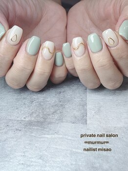 プライベート ネイルサロン マーマ(murmur)/立体ミラーデザイン
