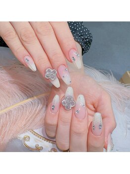 クイーンズビューティーサロン 新宿本店(Queen's beauty salon)/チップ長さだしやりつけ放題