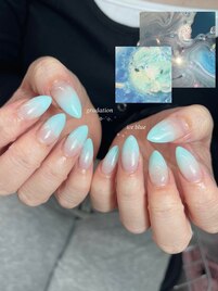 アイスブルーネイル