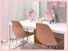 ミラ 天神今泉店(mila.)の雰囲気（パウダールーム完備◎アイロン貸出◎[まつ毛パーマ/天神]）