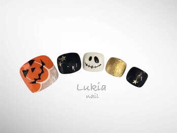 ルキア(Lukia)/ハロウィン☆フットネイル