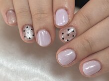 マラマネイル(Malama Nail)/パープル/ドット/マグネット/