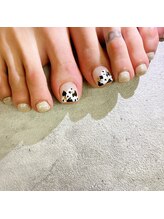 モレリア(morelia)/アニマル柄フットネイル