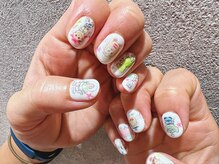 シー(Shhh...)/落書きネイル