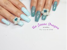 アン ジョーヌドラゴ/【自爪ネイル】パールフラワー