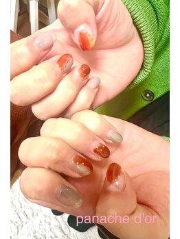 パナシェドール(panache d'or)/持ち込み画像のニュアンスネイル