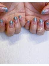 ウロネイルズ(ulo nails)/ラメグラデーションブルー