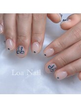 ロア ネイル(Loa_Nail)/ぷっくりリボン