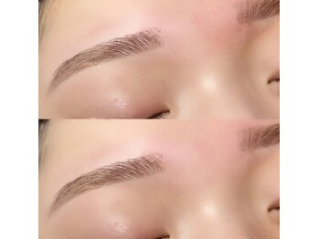 フェイン 明治神宮前店(fein.)/眉カラーでマスカラなし眉へ