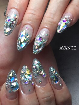 アヴァンセ(AVANCE)の写真/【韓国ネイルや季節感を彩ったトレンドネイル多数◎】シンプル～トレンドまで思わず見惚れる指先に…*。