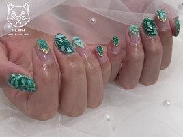 ボタニカルネイル/フィルイン