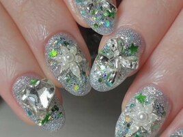 #派手ネイルアートコース