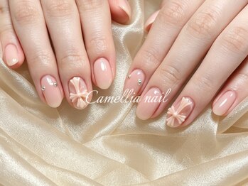 カメリアネイル 川崎(Camellia nail)の写真/夜22時まで営業【ワンカラーいつでも￥4280～】カメリアネイル♪トレンドばっちりのワンホンデザイン多数☆