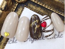 アグニークリッシェ(Agunik Riche)/【バレンタインネイル】