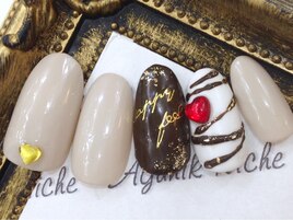 【バレンタインネイル】