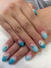 シャンネイルケアサロン(Shan Nail caresalon)/ブルーネイル