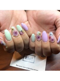 押し花ネイル[新宿/新宿駅]