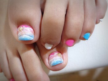 アミュリー ネイル アトリエ(Amury nail atelier)/ビーチ☆フットネイル♪