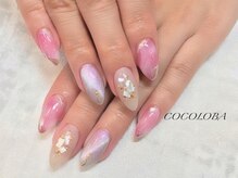 ココロバ ネイルアンドビューティーサロン(COCOLOBA)/ピンクマグネットネイル