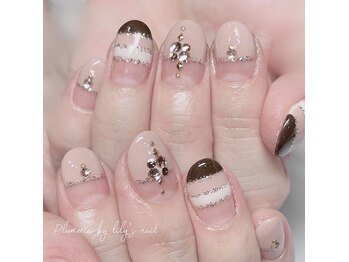 プルメリア バイ リリーズ ネイル(Plumeria By Lily's Nail)/定額アートジェルネイル¥4980～