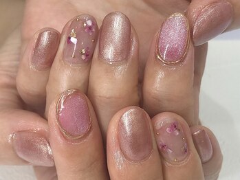 ゴッダスネイル(GODDESS NAIL)/カスタムデザイン4本8140円