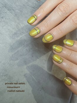 プライベート ネイルサロン マーマ(murmur)/囲みフレンチネイル