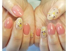 ラヴィネイル(La Vie Nail)/押し花ネイル 大人ガーリー