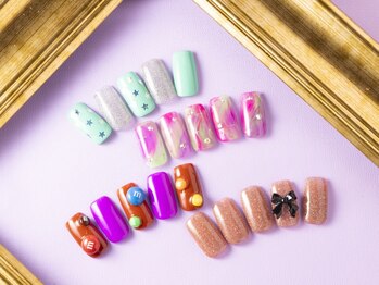 マーメイドアートネイル 新横浜(Mermaid Art Nail)の写真/【持ち込みOK！】時間内でデザインやり放題★都内よりもリーズナブルな価格で提供！《完全個室》