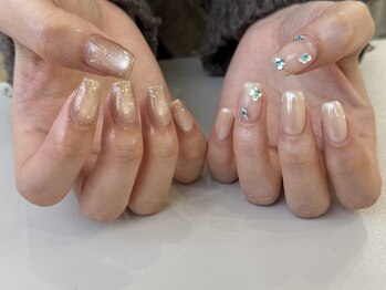 プチナノ(petitnano)/【rina】ニュアンスネイル