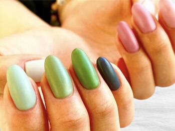 ネイルズ とんぷそん/カラフルワンカラー♪